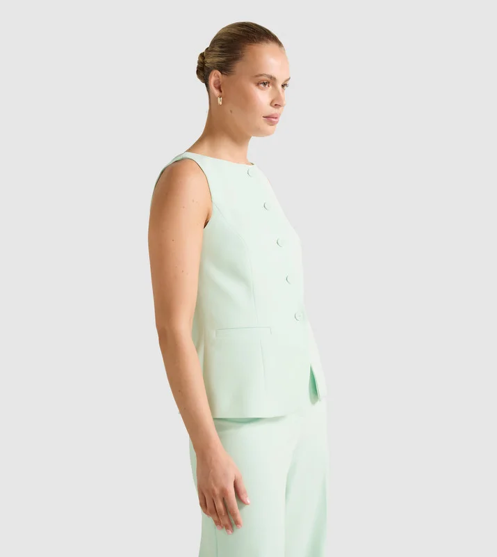 Forever New  ORCHID Boat Neck Waistcoat for Women | Best Price UAE